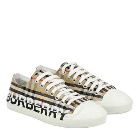 Burberry Men's Vintage Check Logo Print Low